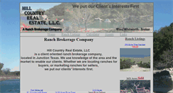 Desktop Screenshot of hillcountryrealestatellc.com
